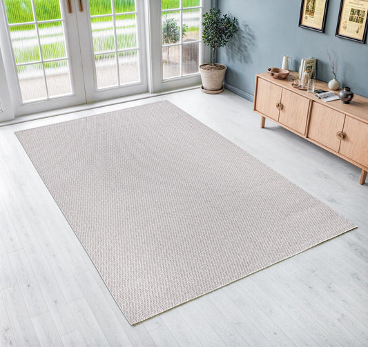 BRIZA 316 BEIGE. BLANCO BEIGE / ALFOMBRA