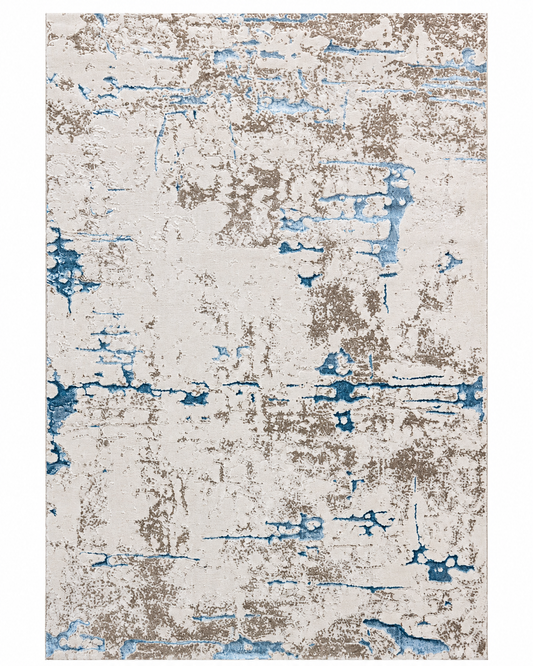 LUXURY 695A BEIGE AZUL | ALFOMBRA