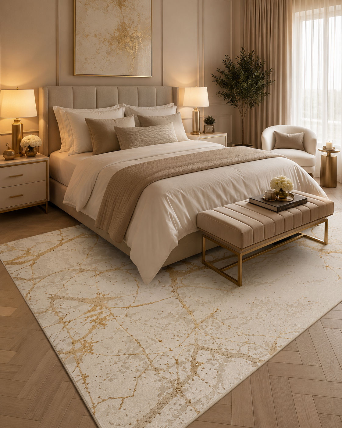 LUXURY 421A GOLD | ALFOMBRAS