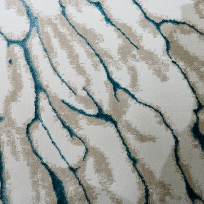 LUXURY 550A BEIGE AZUL | ALFOMBRA