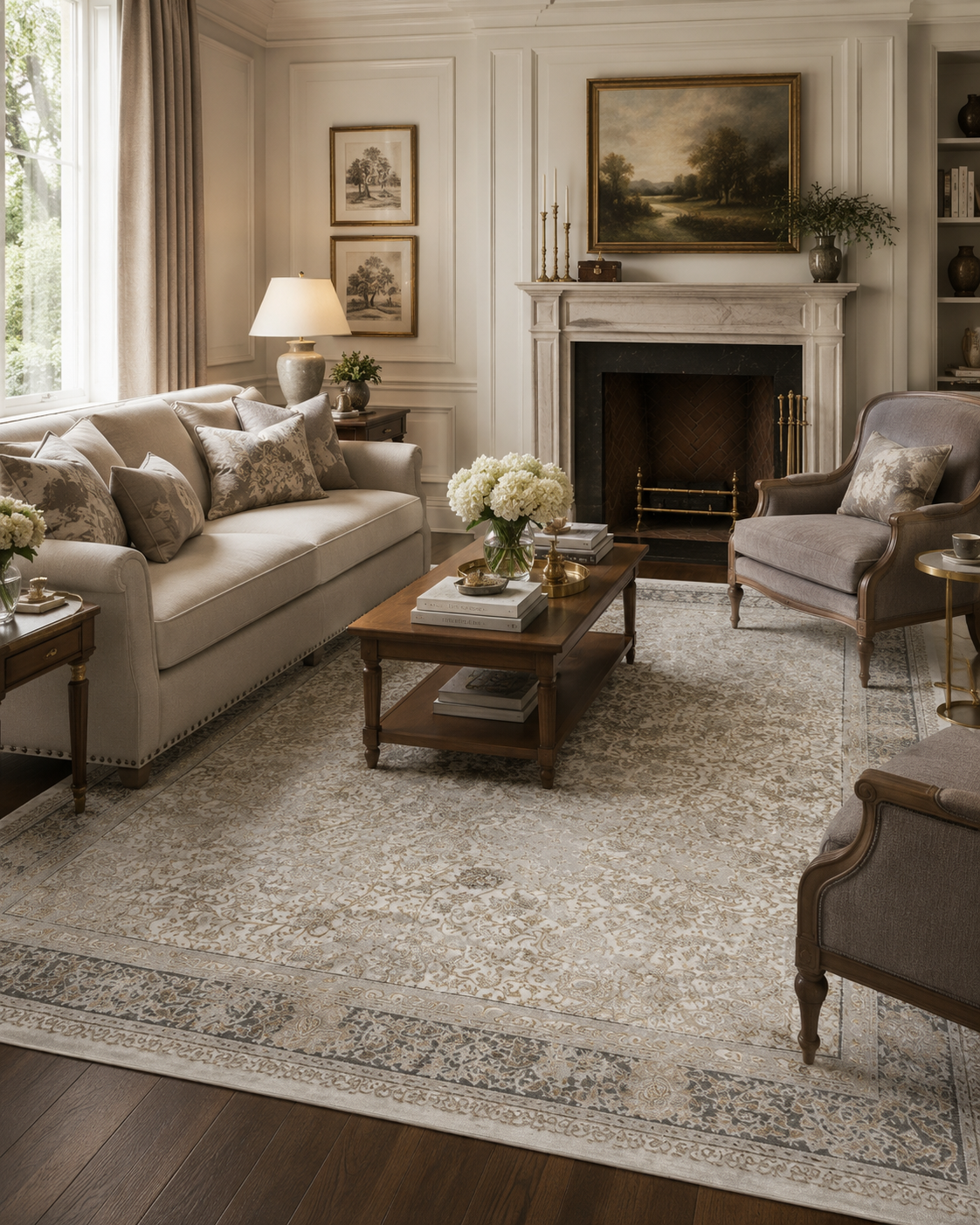 PADISAH 1284A GREY | ALFOMBRAS