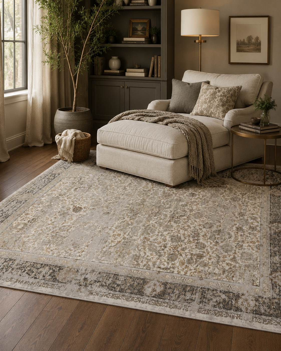 PADISAH 1284A GREY | ALFOMBRAS