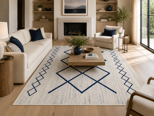 RUSTIQ 2536 AZUL | ALFOMBRA