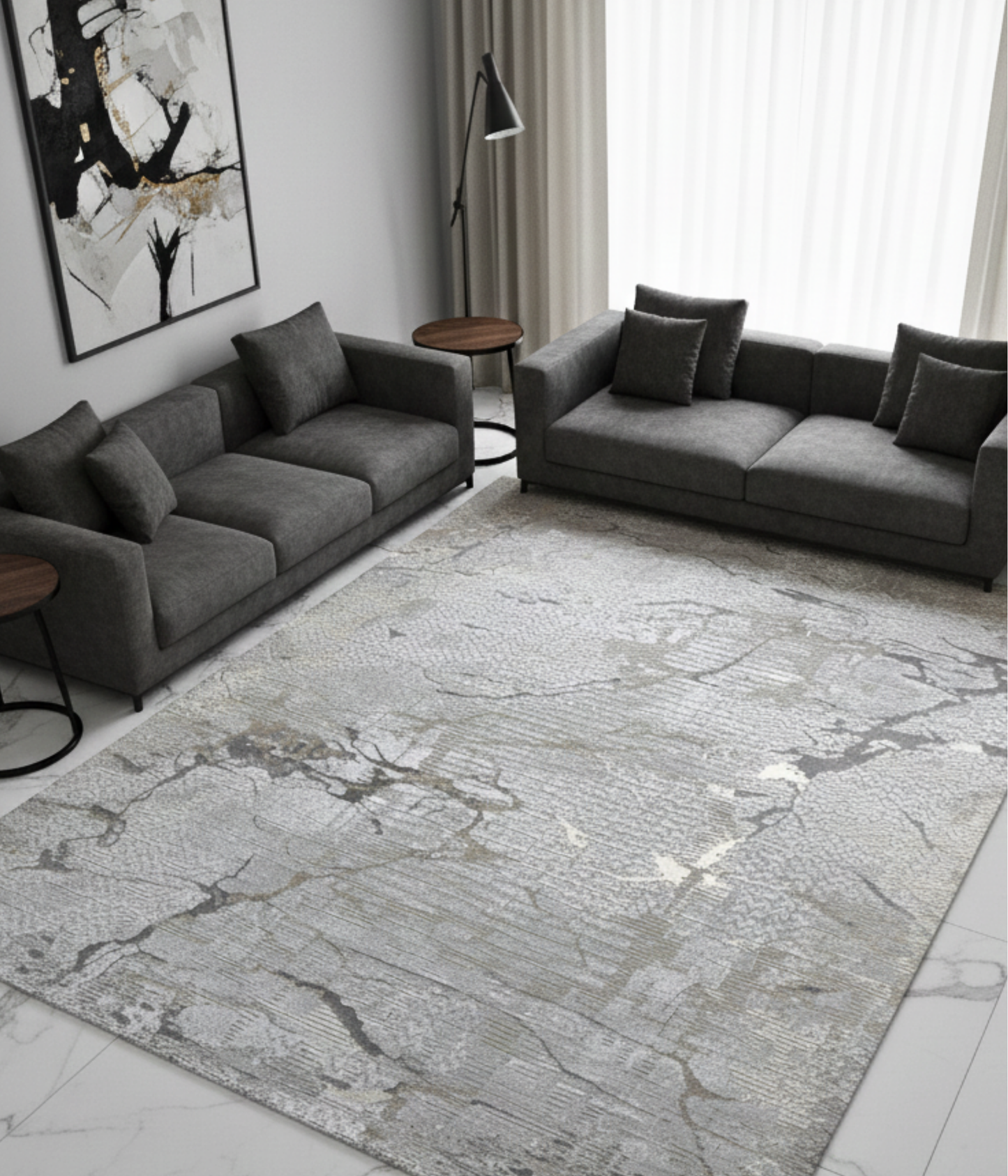 VALENCIAGA 698 BEIGE VIZON / ALFOMBRA