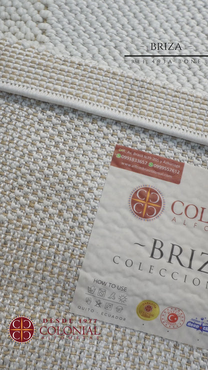 BRIZA 493 BONE. BEIGE BLANCO / ALFOMBRA
