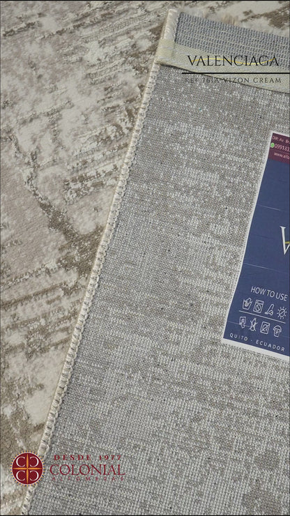 VALENCIAGA 761 A. BEIGE VIZON / ALFOMBRA