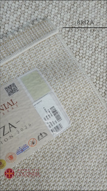 BRIZA 316 BEIGE. BLANCO BEIGE / ALFOMBRA
