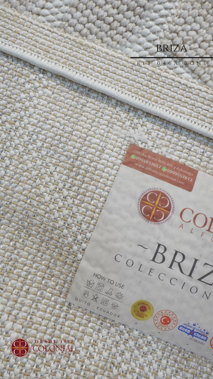 BRIZA 046 A BONE. BLANCO GRIS  / ALFOMBRA