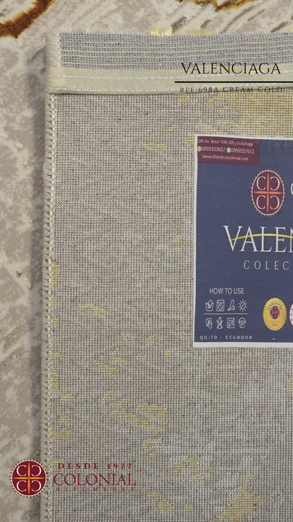 VALENCIAGA 698 A. CREAM GOLD / ALFOMBRA